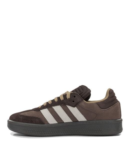Adidas Originals Brown Samba Xlg Suede Synthetic Sneakers