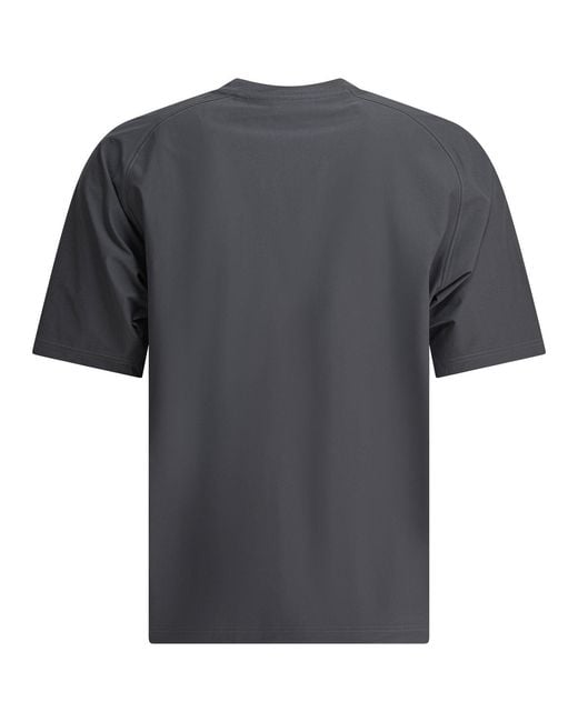 DAIWA PIER 39 Black "Tech" Crewneck T-Shirt for men
