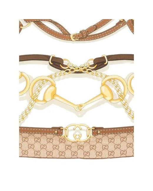 Gucci Metallic Silk Foulard