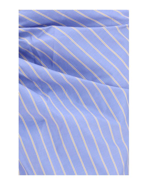 ANDAMANE Blue Dolly Wrap Skirt