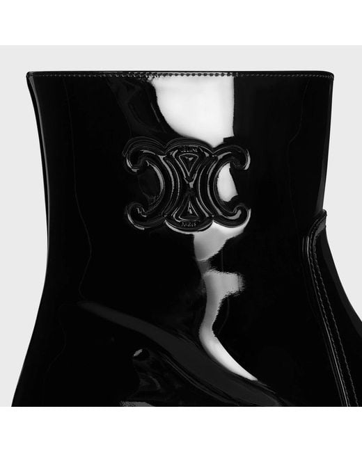 Céline Black Les Bottes Triomphe Ankle Boots
