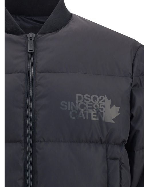 DSquared² Blue Down Jackets for men