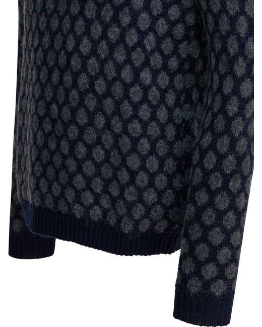 Rakku Blue Paul Knitwear for men