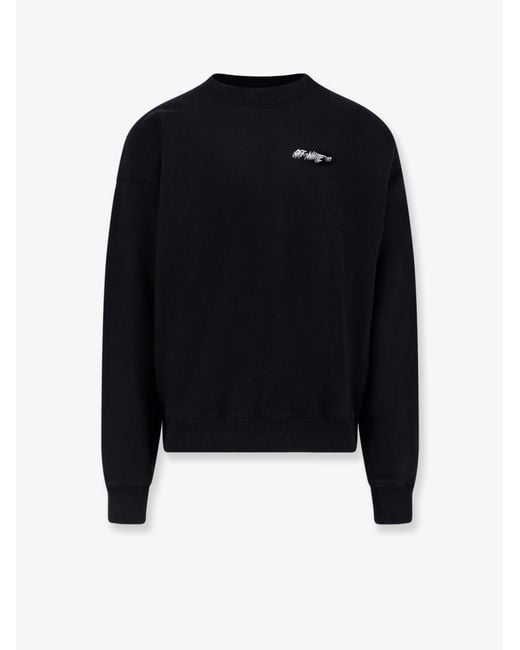 Off-White c/o Virgil Abloh Blue Cotton Sweatshirt for men