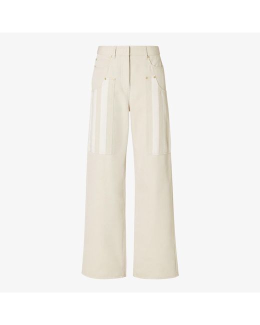Women's Natural Wide Leg Jeans