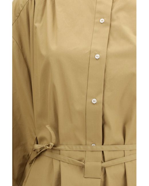 Loulou de Saison Natural Vitti Shirt Dress Dune