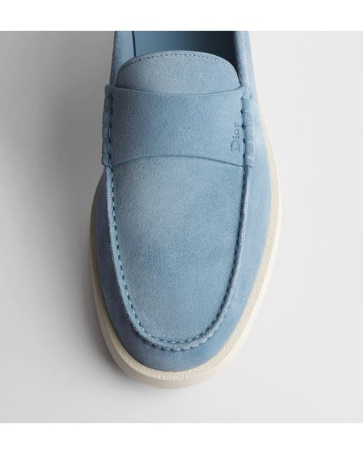 Dior Blue Granville Loafers Light for men