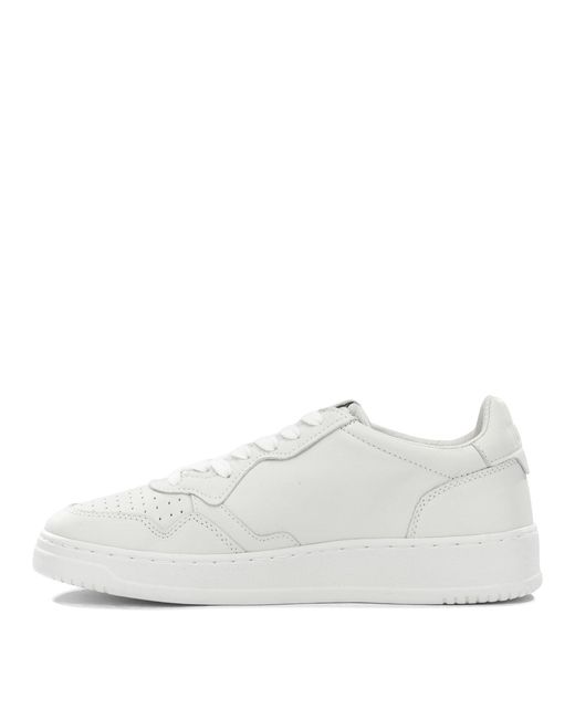 Autry White Medalist Low Low-Top Sneakers for men
