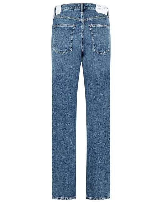 Agolde Blue '90S Pinch Overcast Denim Jeans