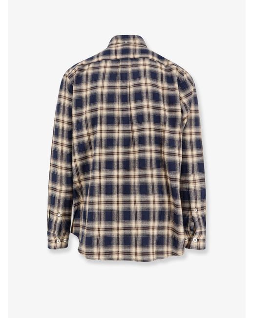 DUNST Blue Flannel Shirt