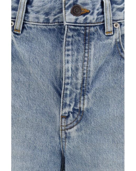 Balenciaga Blue Jackie Capri Pants