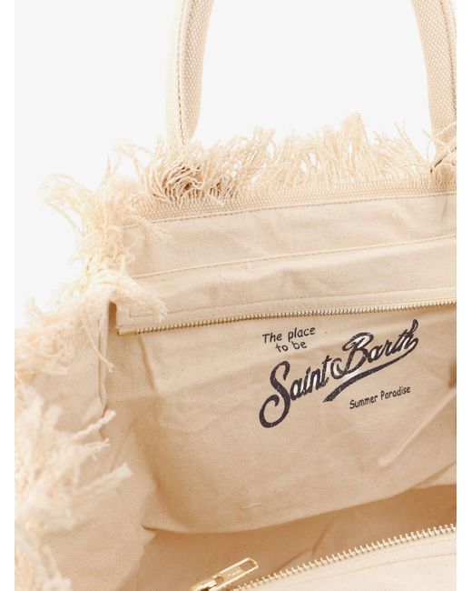 Mc2 Saint Barth Natural Vanity Canvas Shoulder Bag