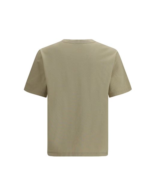 Maison Kitsuné Green Fox Head Comfort T-Shirt Tea Leaf for men