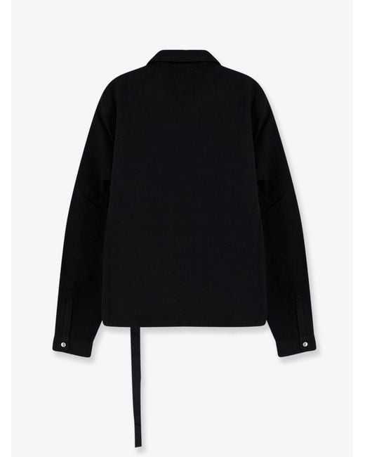 Rick Owens Black Denim Jacket for men