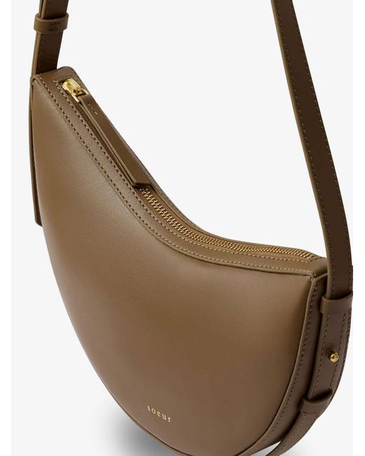 Soeur White Wino Mini Leather Crossbody Bag