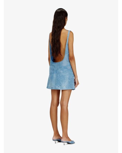 DIESEL Blue De-Selune-Fsi Denim Dress