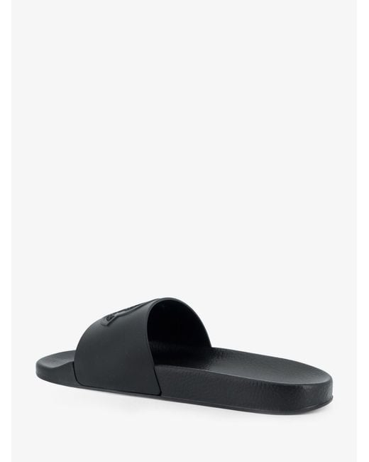 Moncler White Basile Rubber Sandals for men