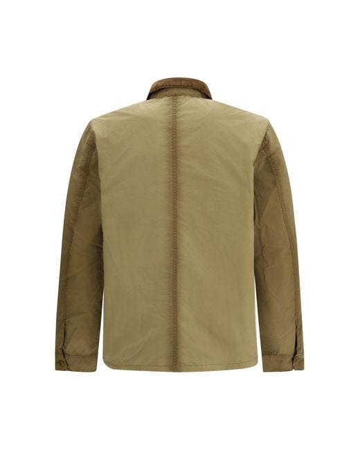 Barbour Green Jacket Troon Washed Waxed Cotton for men