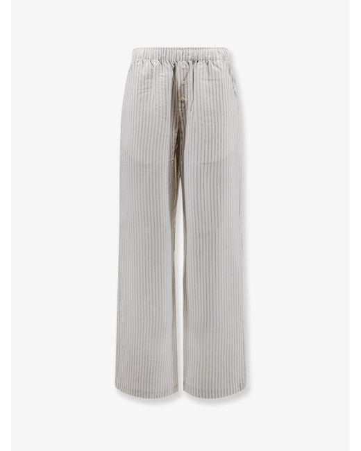 Rohe Gray Trousers Silk