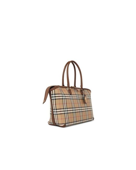 Burberry Metallic Medium Tote Bag