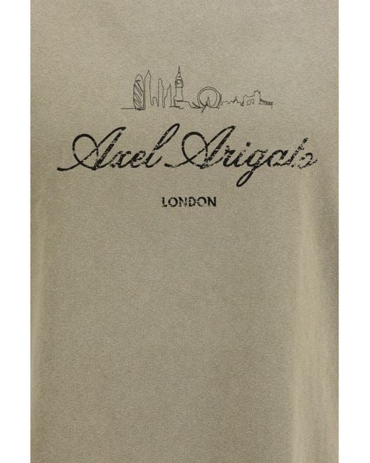 Axel Arigato Gray Ldn Washed Sky T-Shirt for men