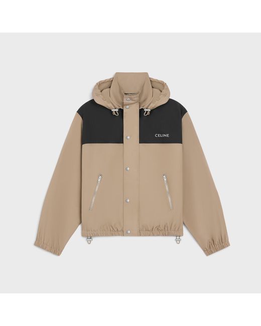 Men's Natural Nylon Windbreaker Jacket