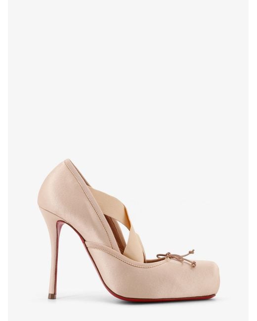 Christian Louboutin Pink Cassia Nodo Satin Pumps
