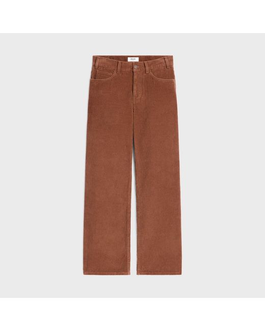 Céline Brown Corduroy Jeans