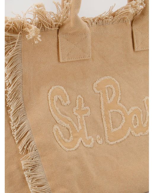 Mc2 Saint Barth Natural Vanity Canvas Shoulder Bag