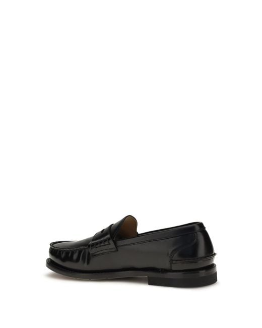 Premiata Black Loafers Arnold Calfskin for men