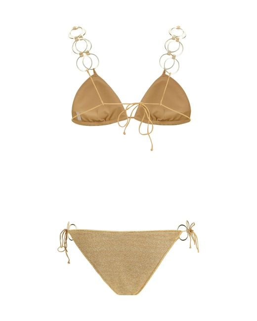 Oseree Metallic Lumière Ring Bikini