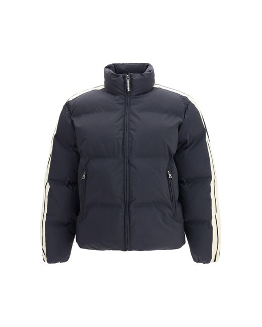 Palm Angels Blue Classic Logo Track Down Jacket for men