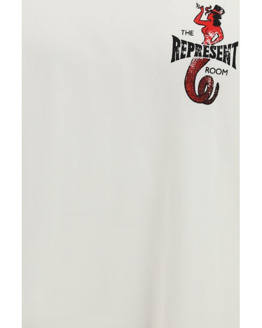 Represent White The Viper Room Dice T-Shirt Flat for men