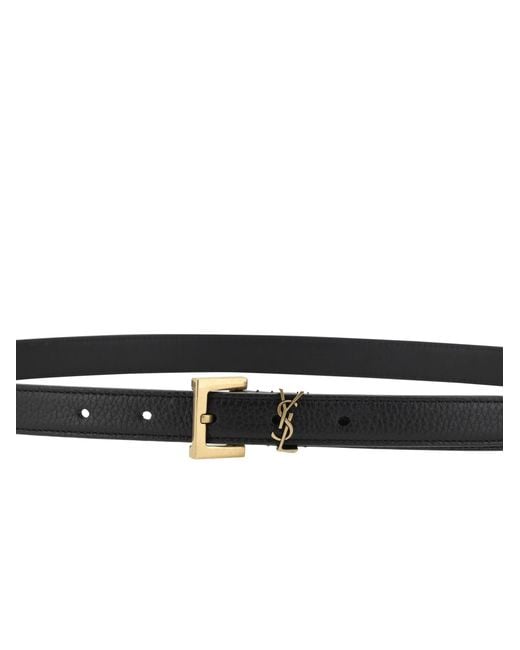 Saint Laurent White Belts E Braces for men