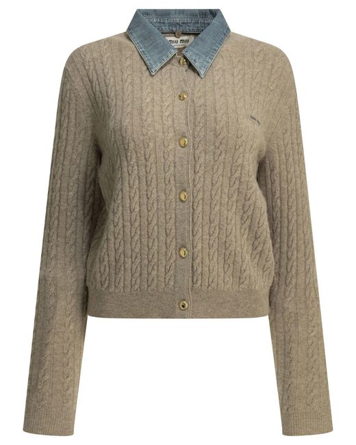 Women's Natural Logo Polo Jumper