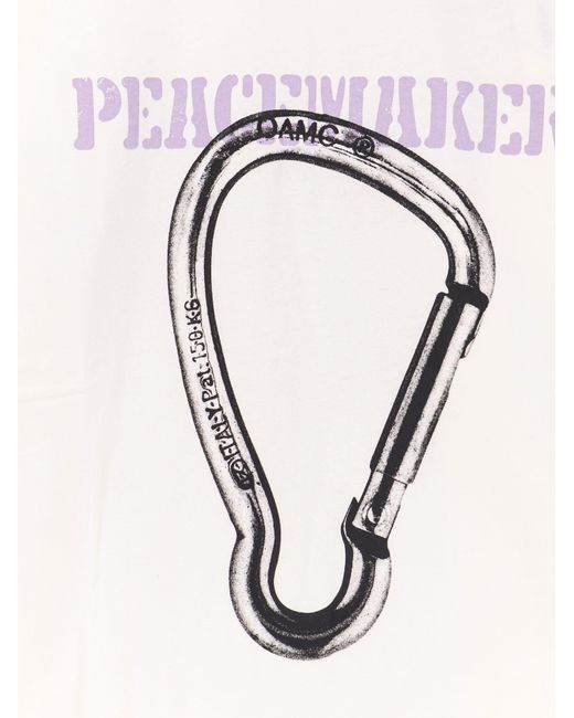 Oamc Peacemaker Natural Cotton T-Shirt for men