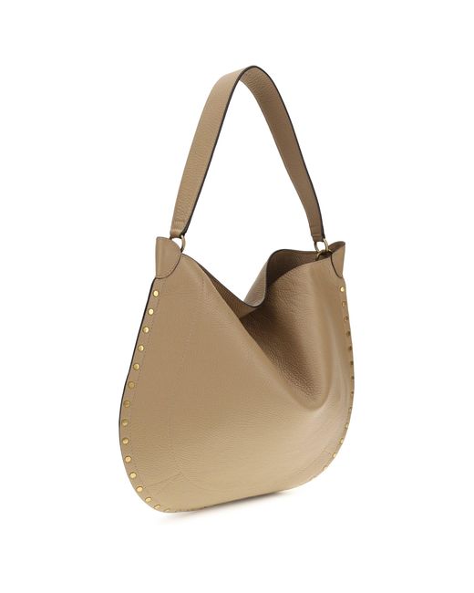 Isabel Marant Natural Oskan Hobo Shoulder Bag