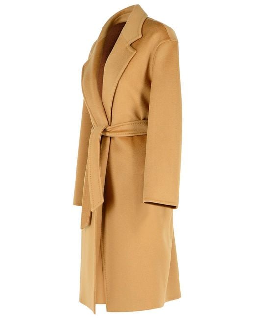 Max Mara Natural 'Melinda' Cashmere Coat