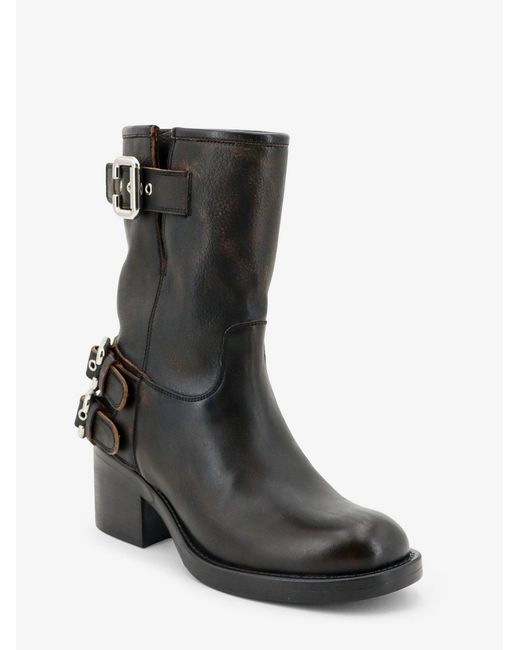 Chloé Black Dakota Calfskin Boots