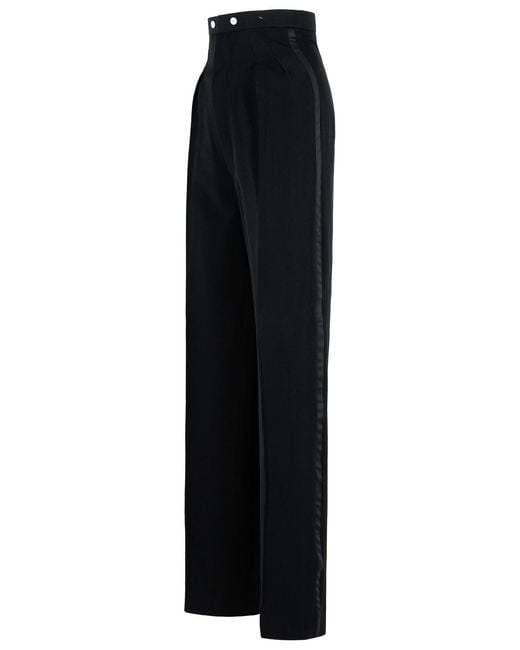 Maison Margiela Black Wool Pants