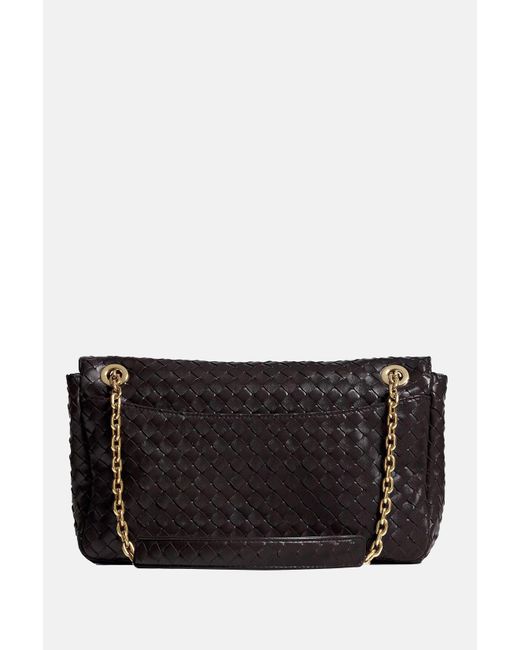 Bottega Veneta Black Madison Small Crossbody Bag