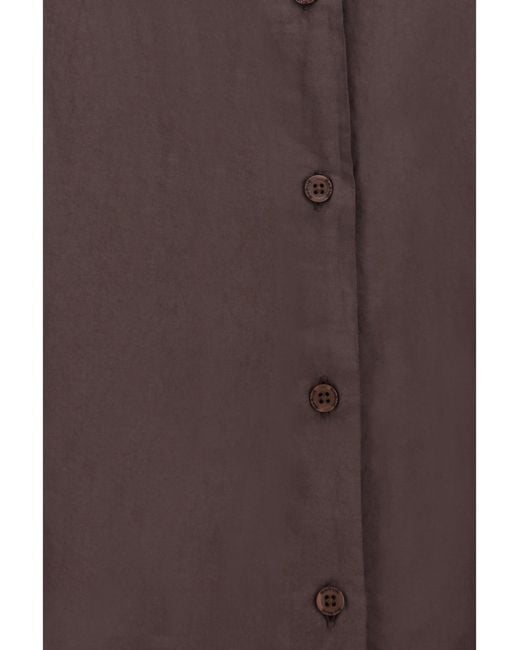 SOSUE Brown Antonia Voile Shirt