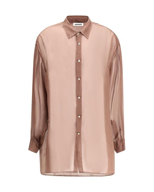 DARKPARK Pink Shirt Keanu Silk Organza