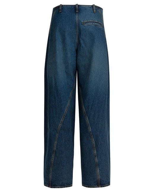 Alaïa Blue "Cargo" Jeans