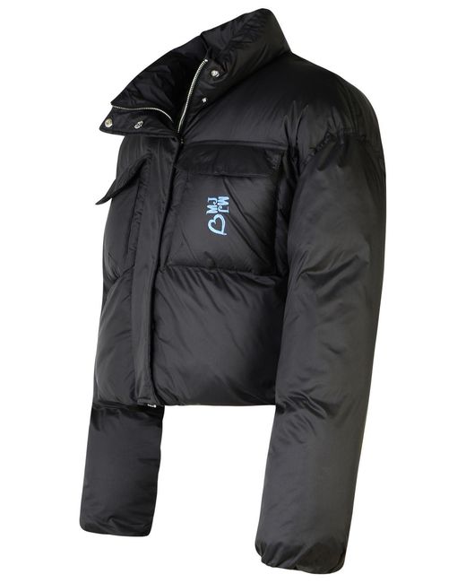 Moschino Black Crop Down Jacket