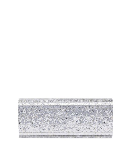 Jimmy Choo Gray "Sweetie" Clutch Bag