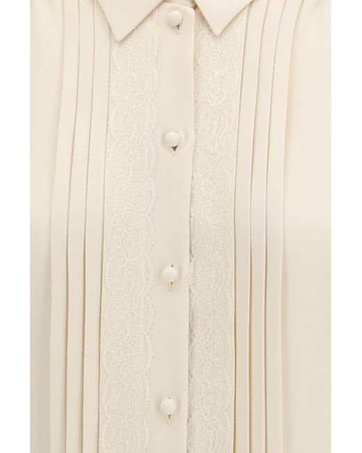 Valentino White Cady Couture Shirt