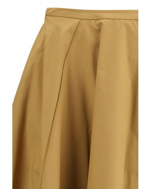 Forte_forte Natural Forte_Forte Poplin Skirt