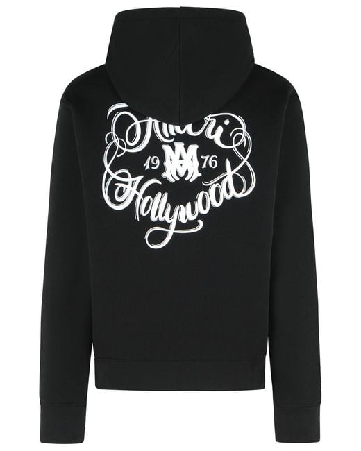 Amiri Black 'Hollywood' Cotton Sweatshirt for men