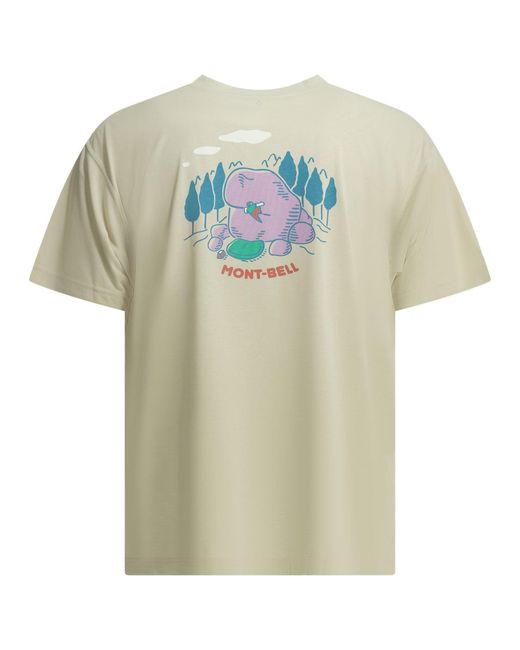 Montbell White T-Shirts for men
